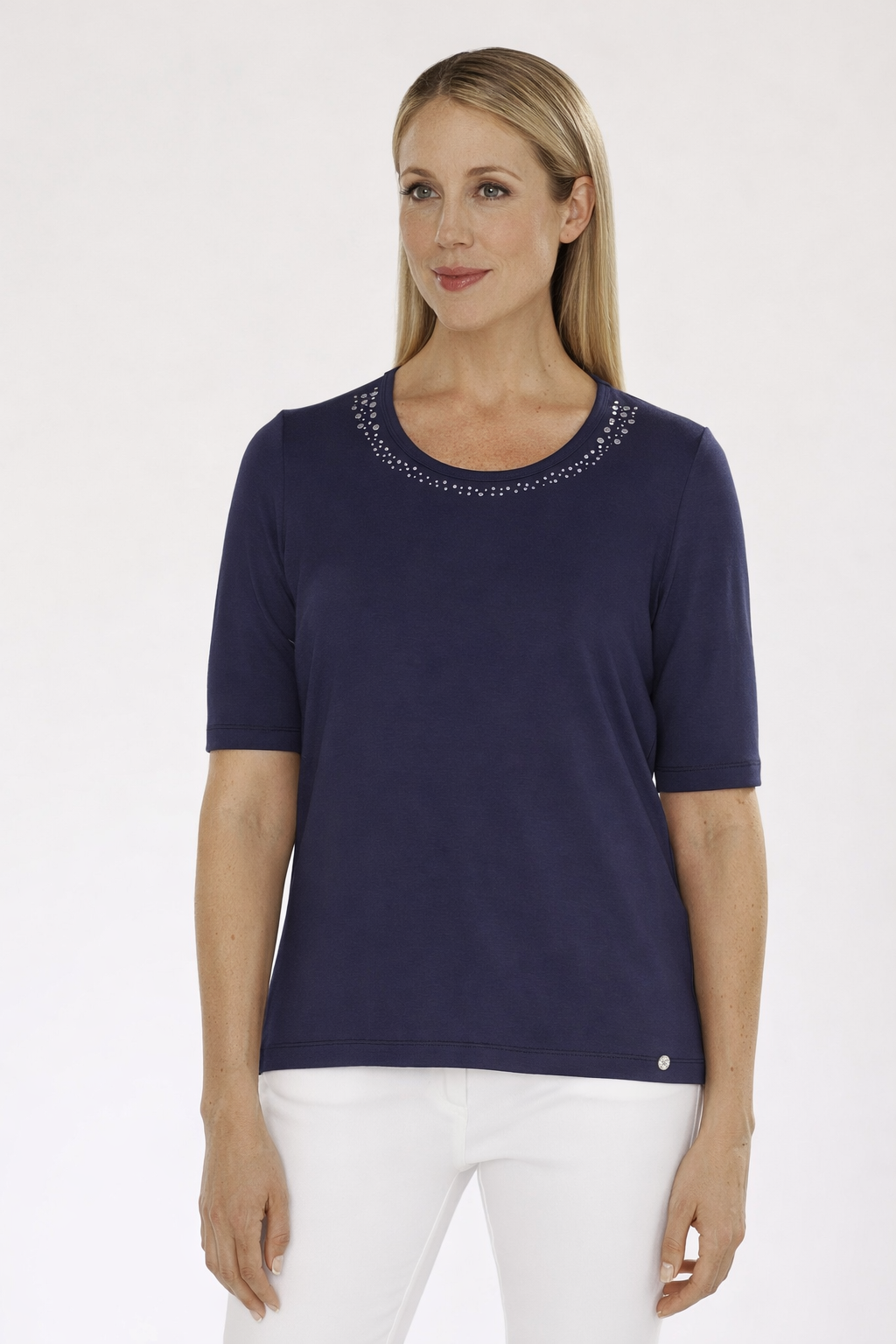 T-Shirt Marine Gollehaug ( 23203/667 )