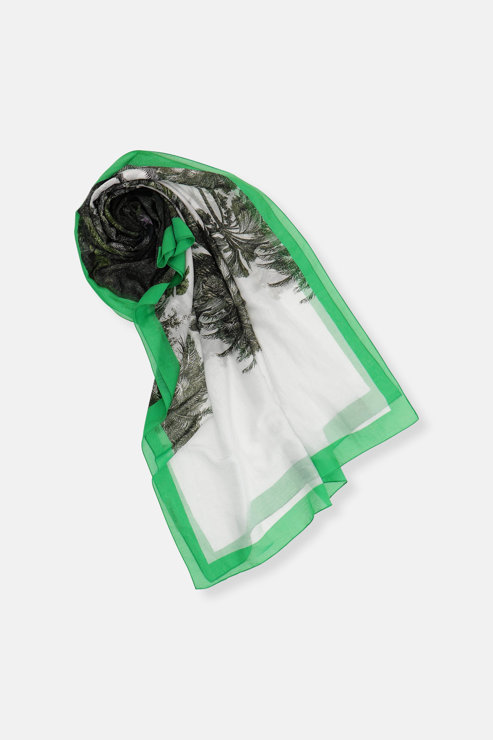 Sjaal Groen Gigue ( Scarf 02 /2575 )