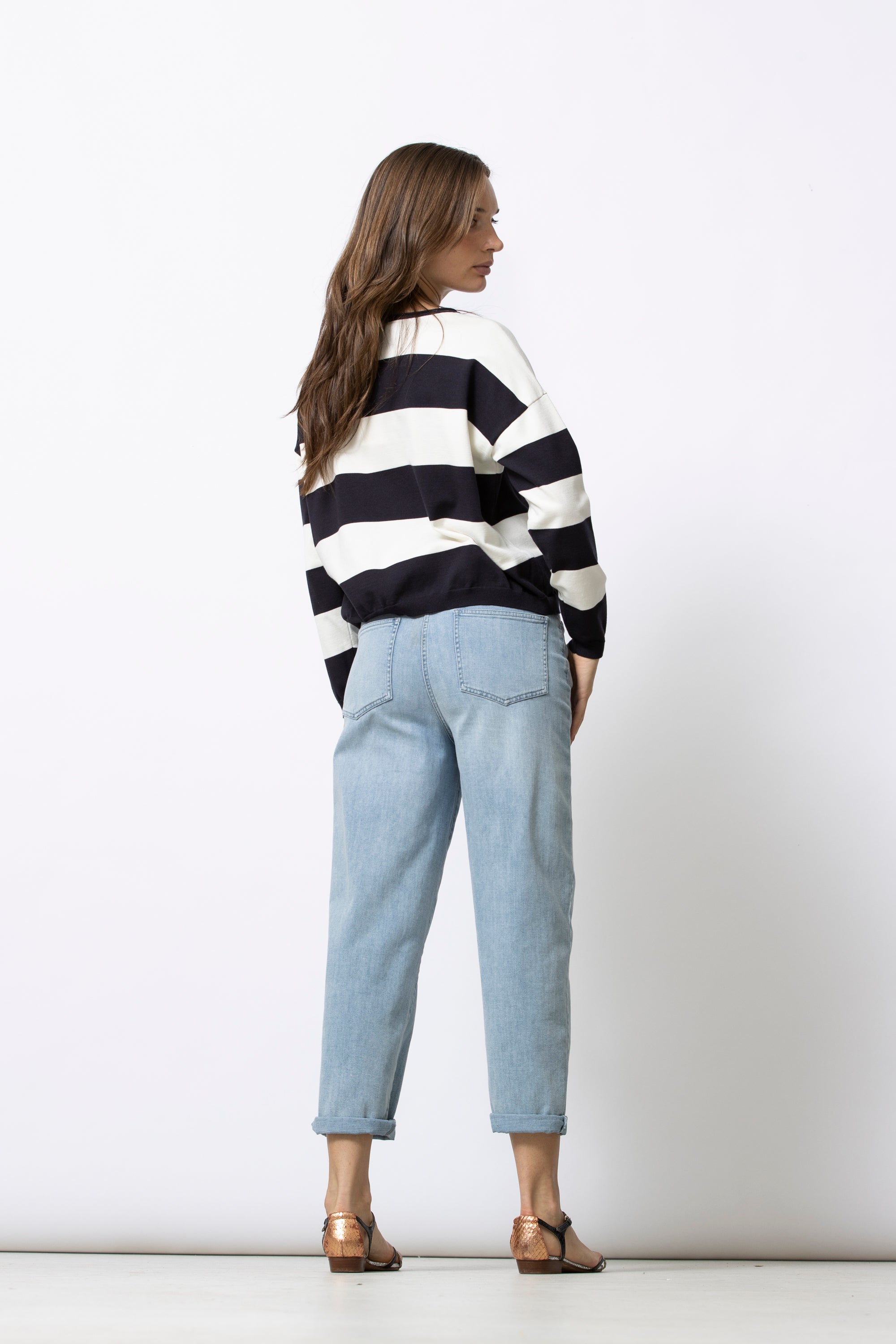 Sweater Marine Gigue ( Lauri Stripe 423/660 )