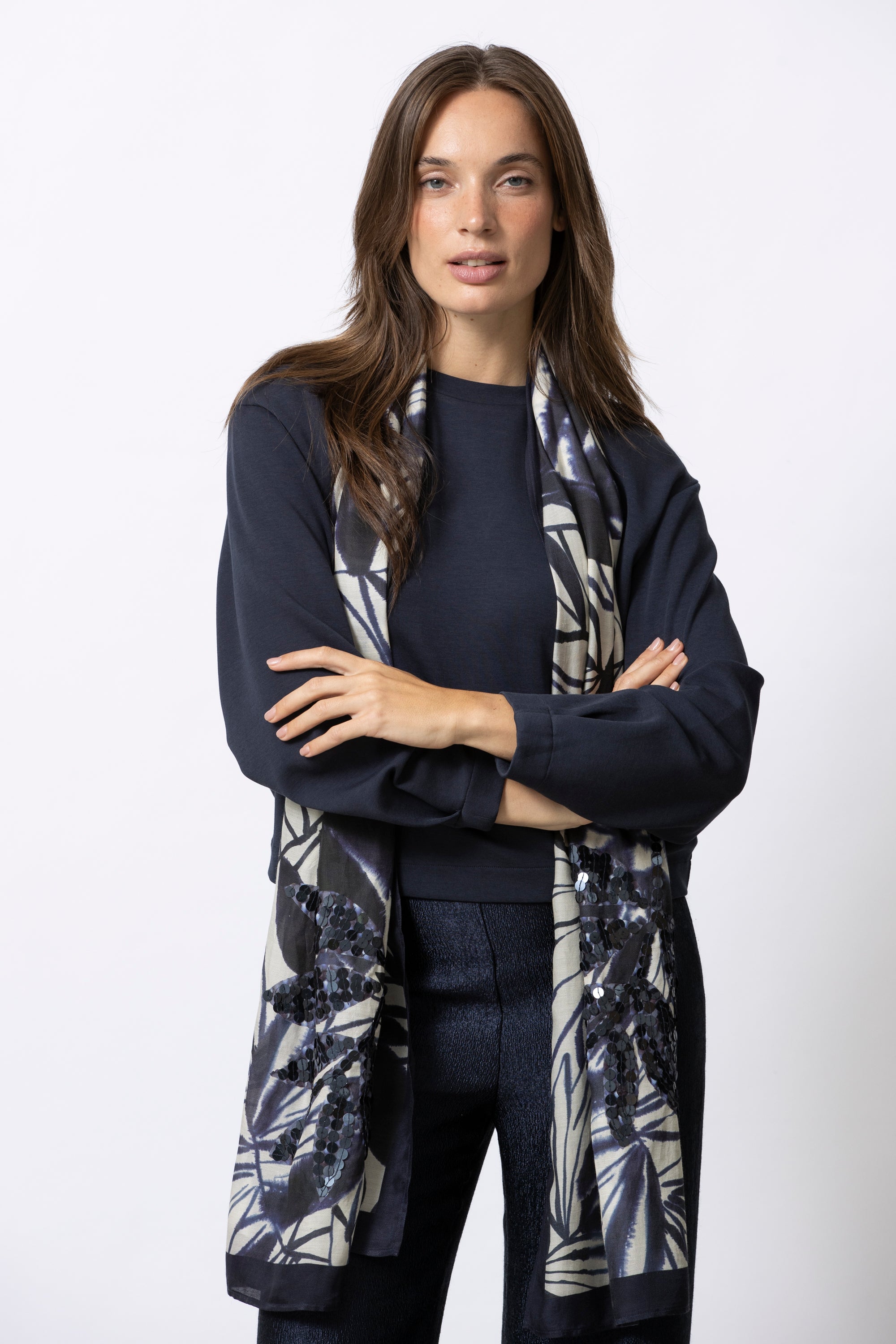 Sjaal Marine Gigue ( Scarf 02/660 )