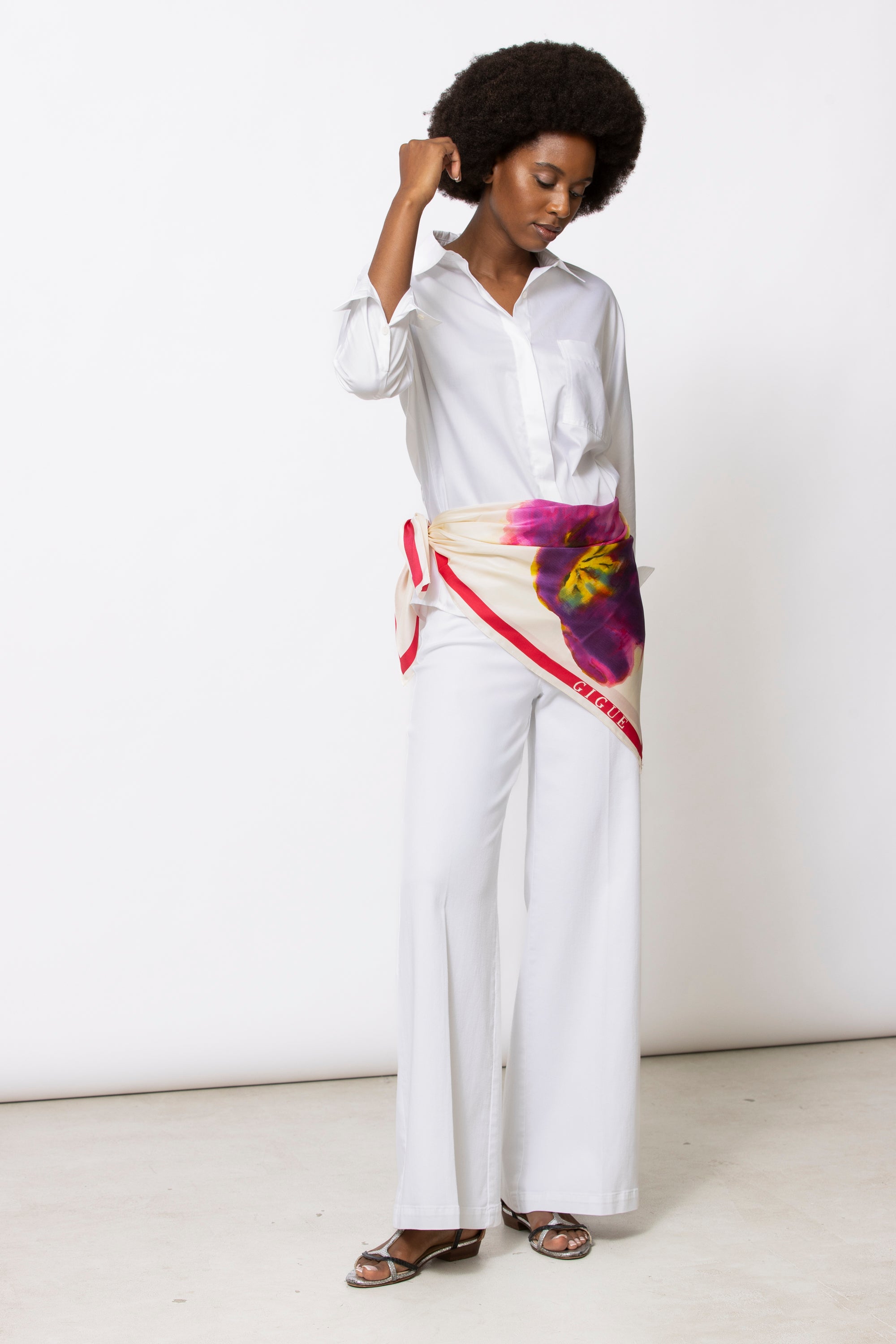 Sjaal Fuchia Gigue ( Scarf04/484 )