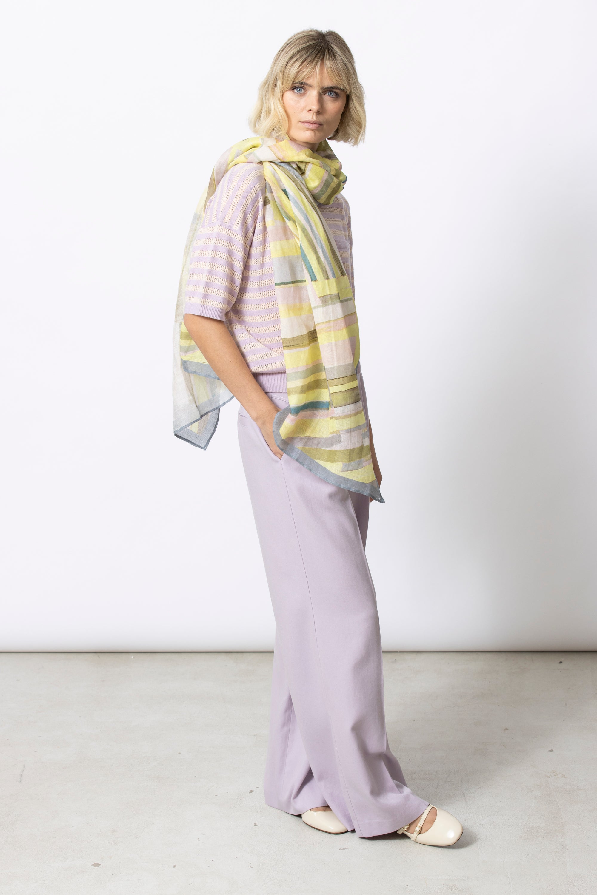 Sjaal Geel Gigue ( Scarf07/530 )