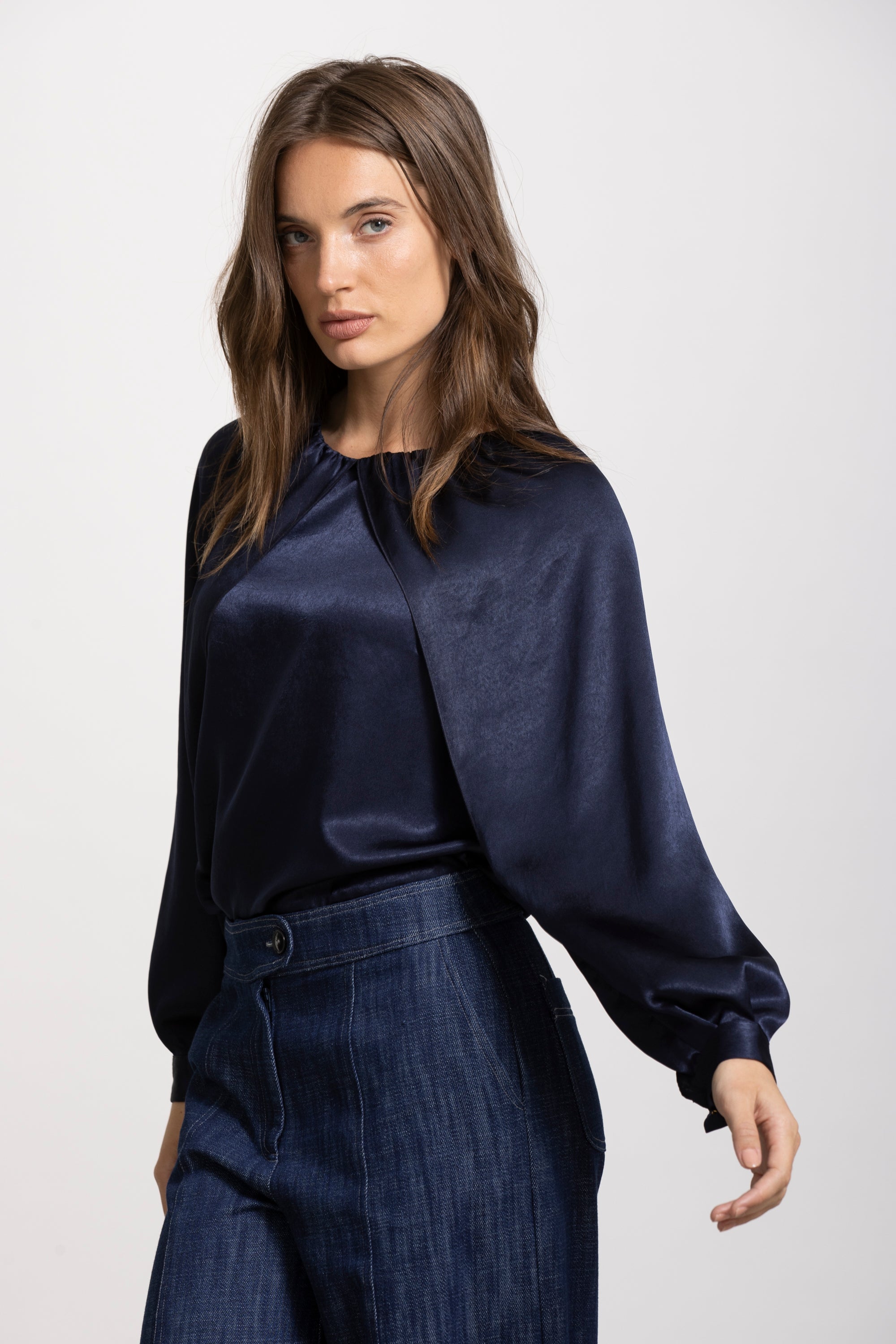 Blouse Bleu Foncé Gigue ( Handon 650/2660 )