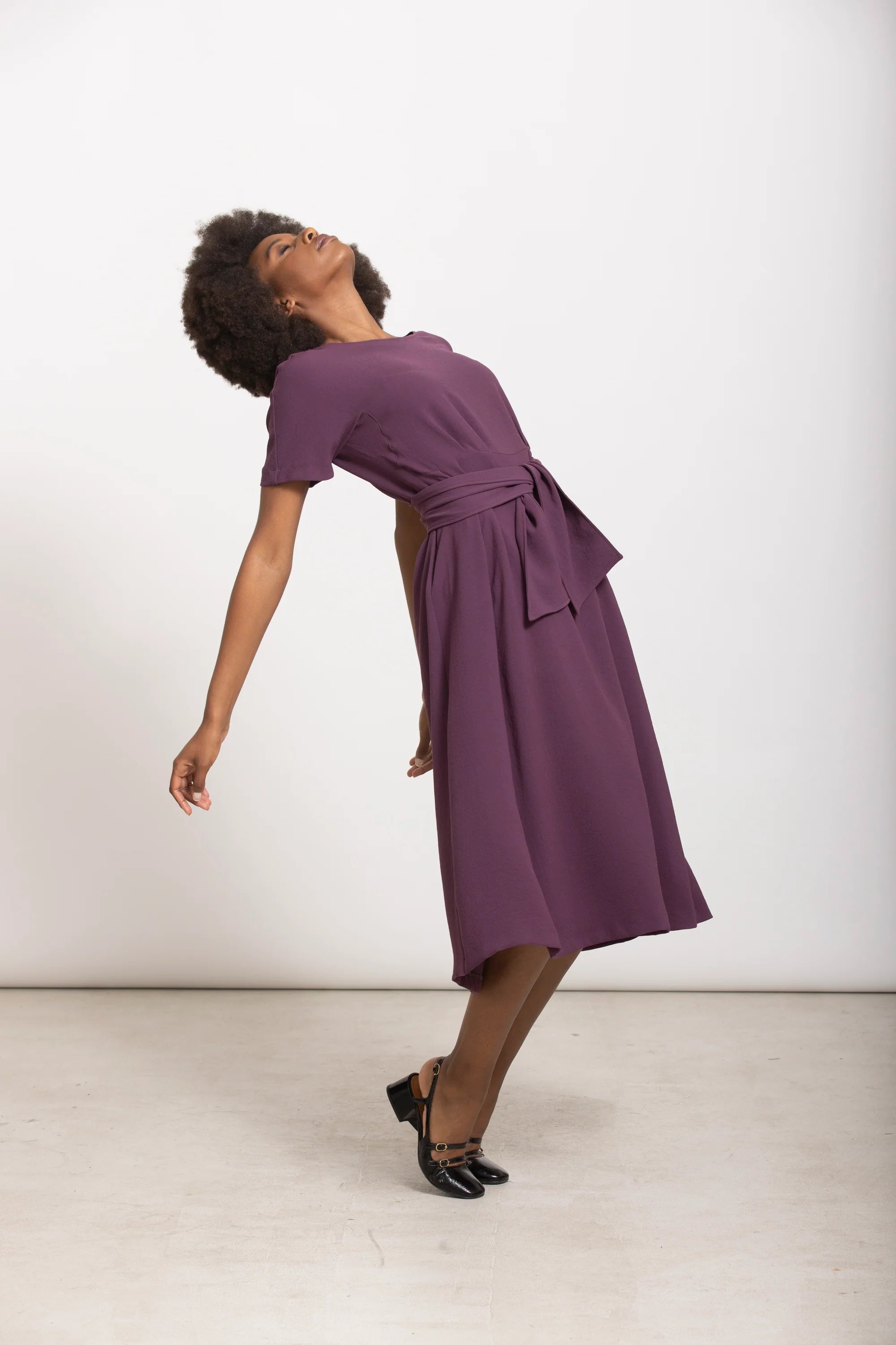 Robe Aubergine Gigue (Tue/2463)