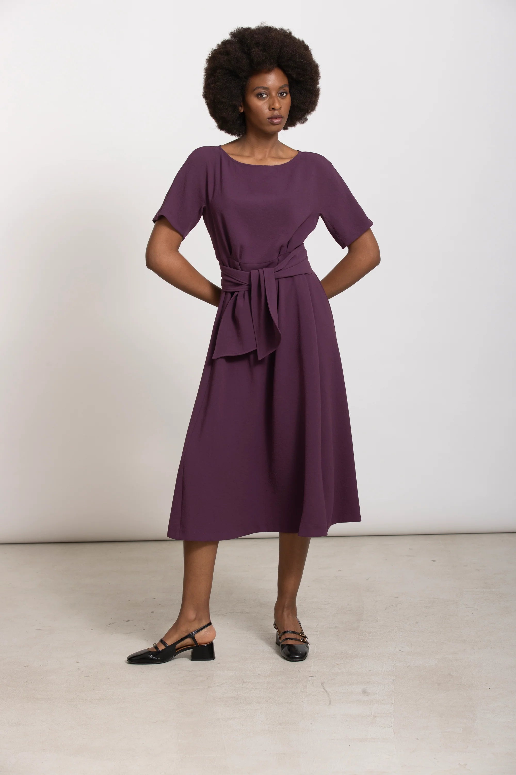 Robe Aubergine Gigue (Tue/2463)