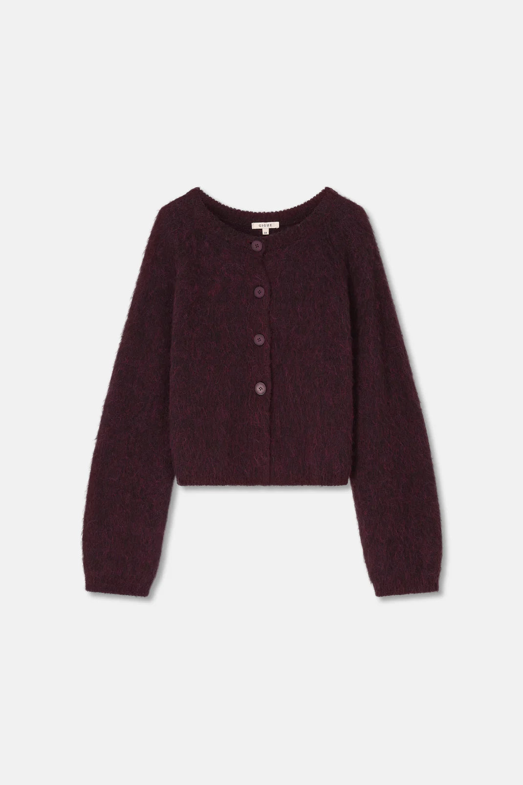 Pull Aubergine Gigue (Ludo 830B/2463)