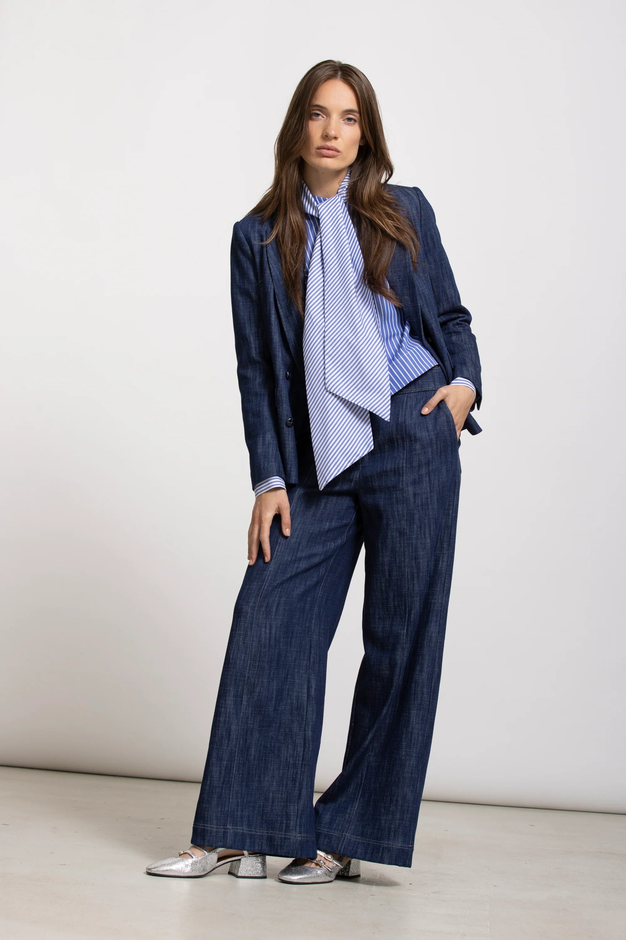 Broek Donkerblauw Gigue ( Report 610/2660 )