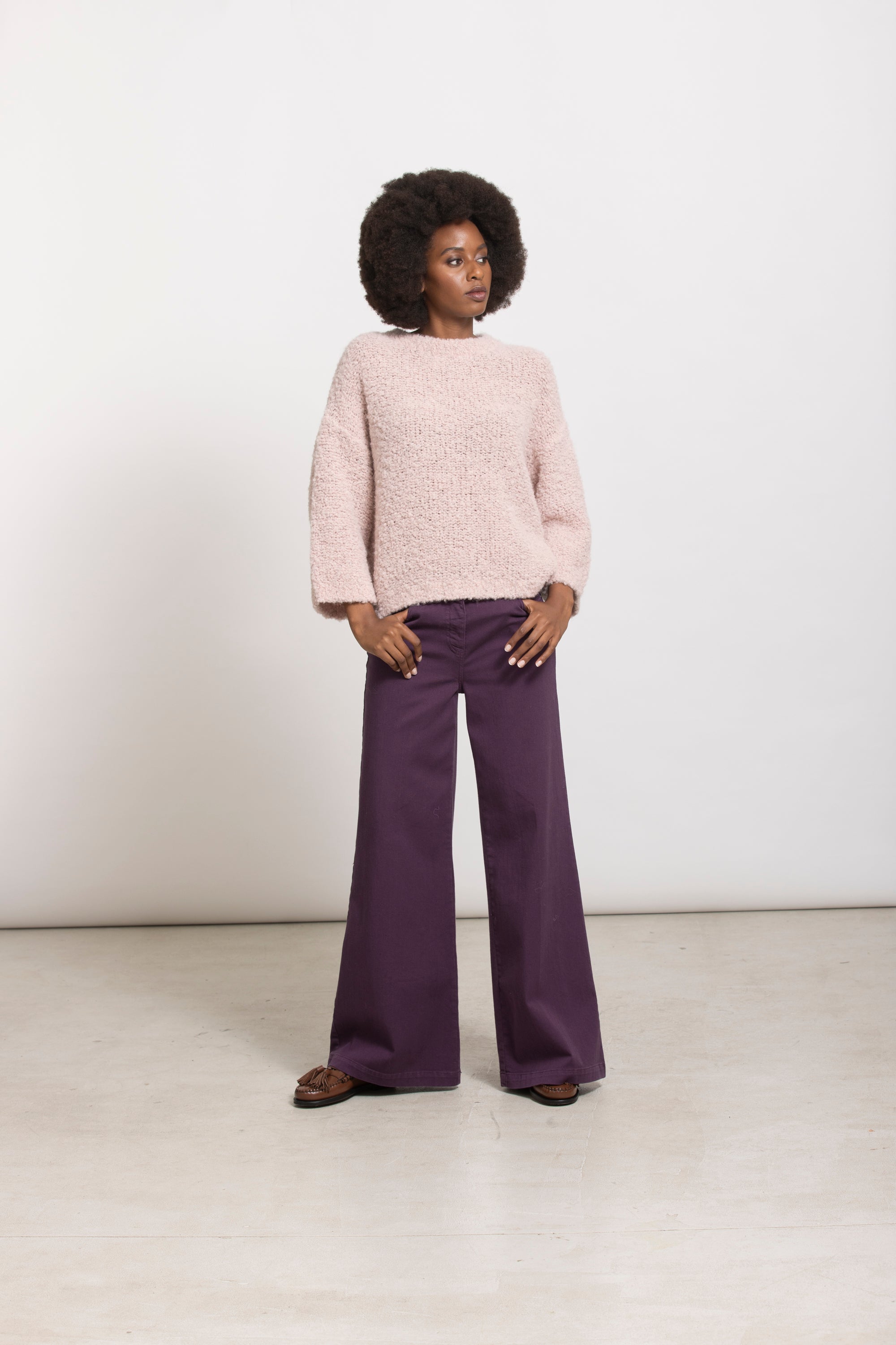 Broek Aubergine Gigue ( Rev 701/2463 )
