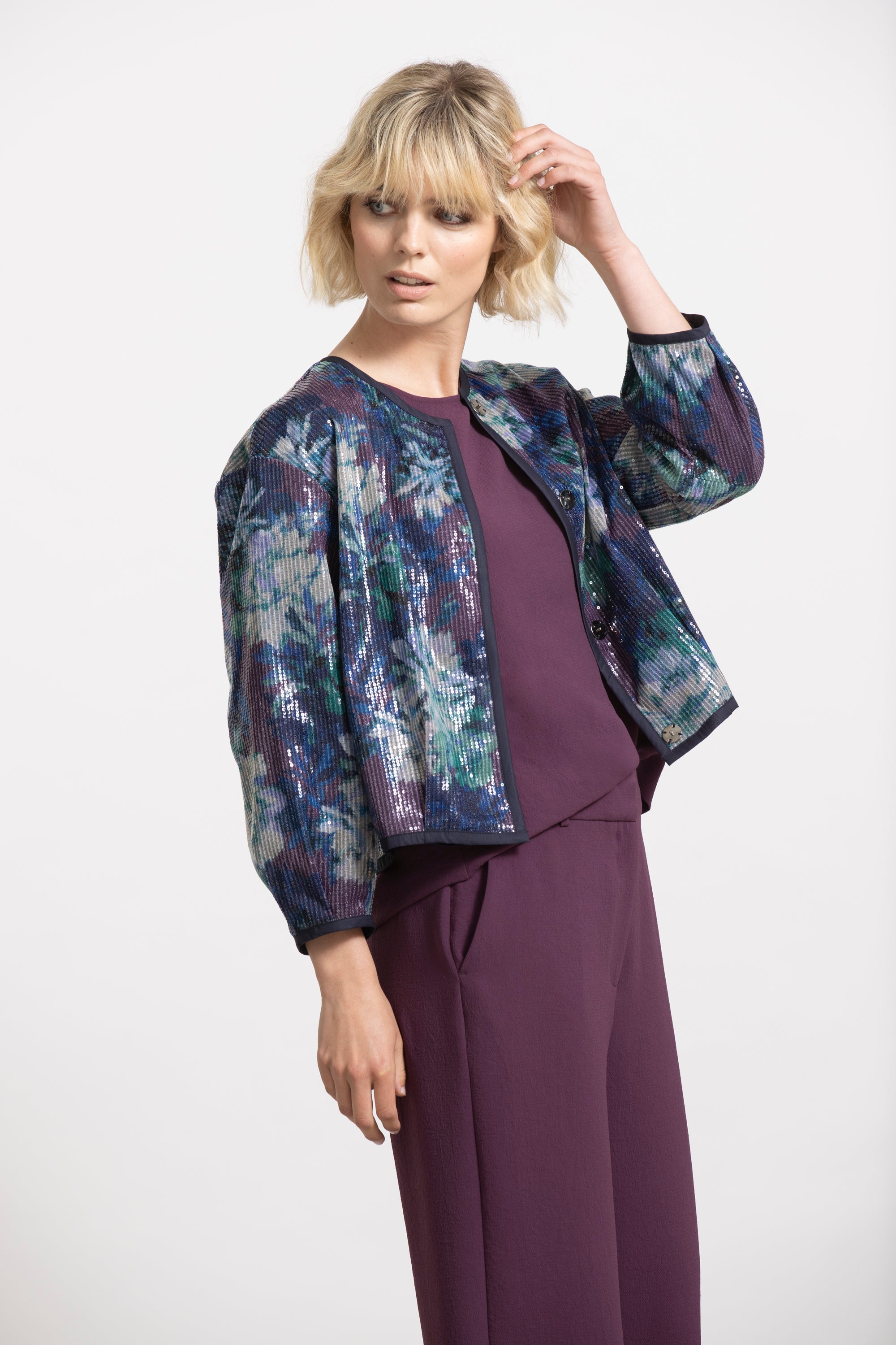 Cardigan Aubergine Gigue (Wonder 658/2660)