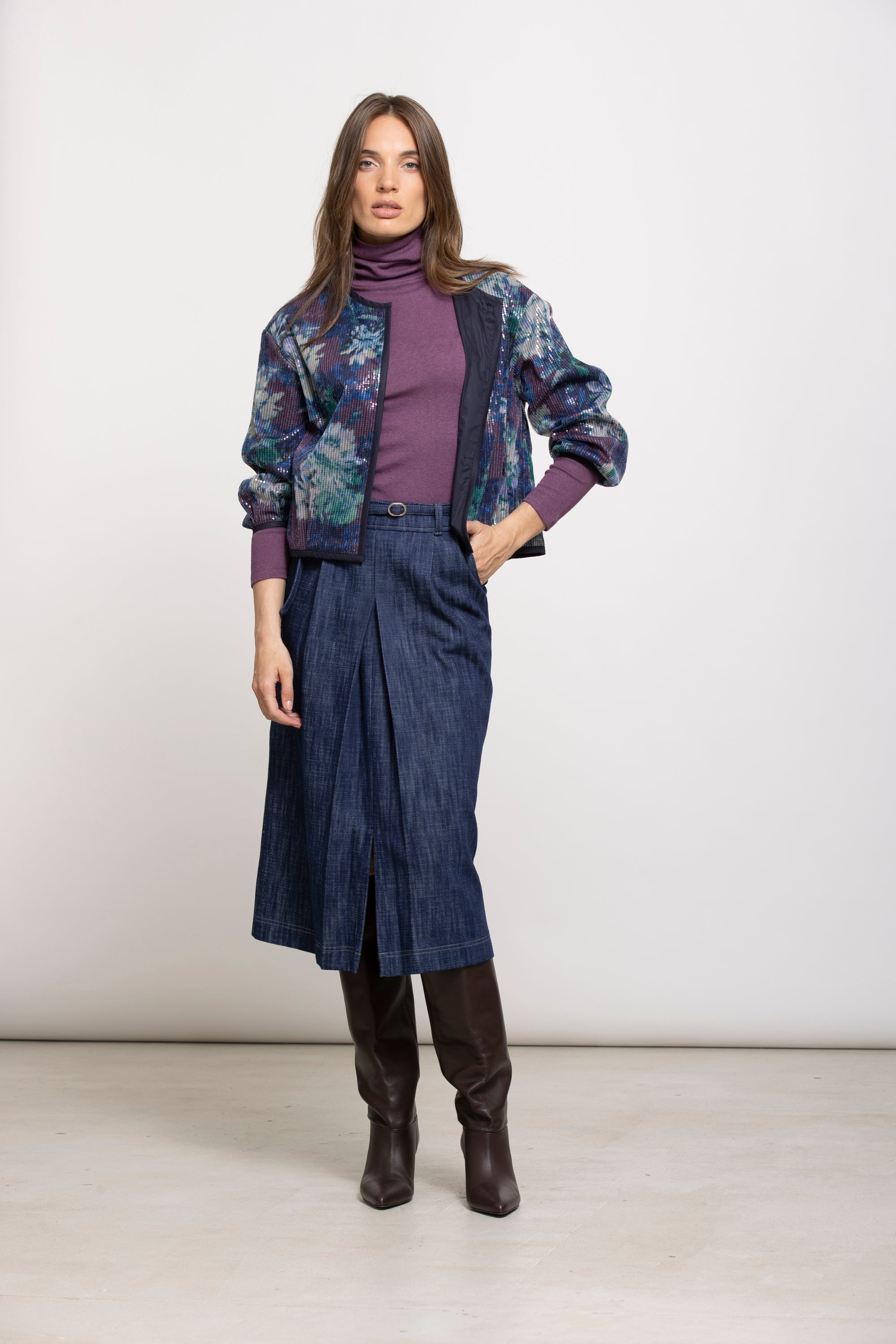 Cardigan Aubergine Gigue (Wonder 658/2660)