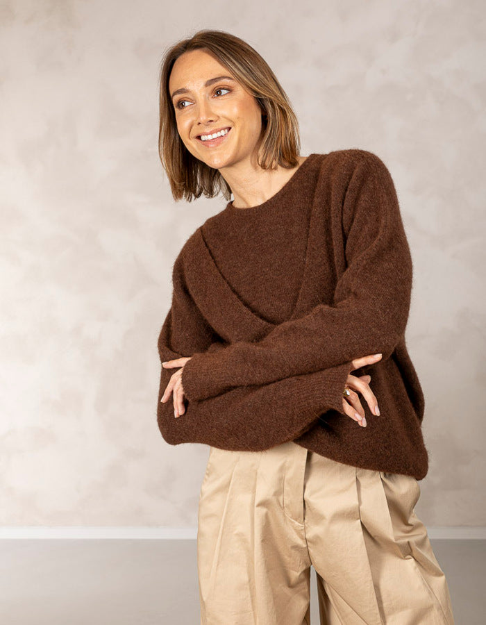Pull Marron Due Amanti (Domy/Moka Choco)