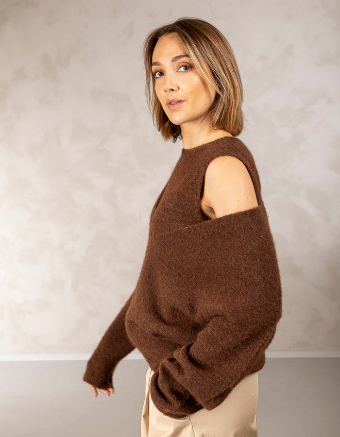 Pull Marron Due Amanti (Domy/Moka Choco)