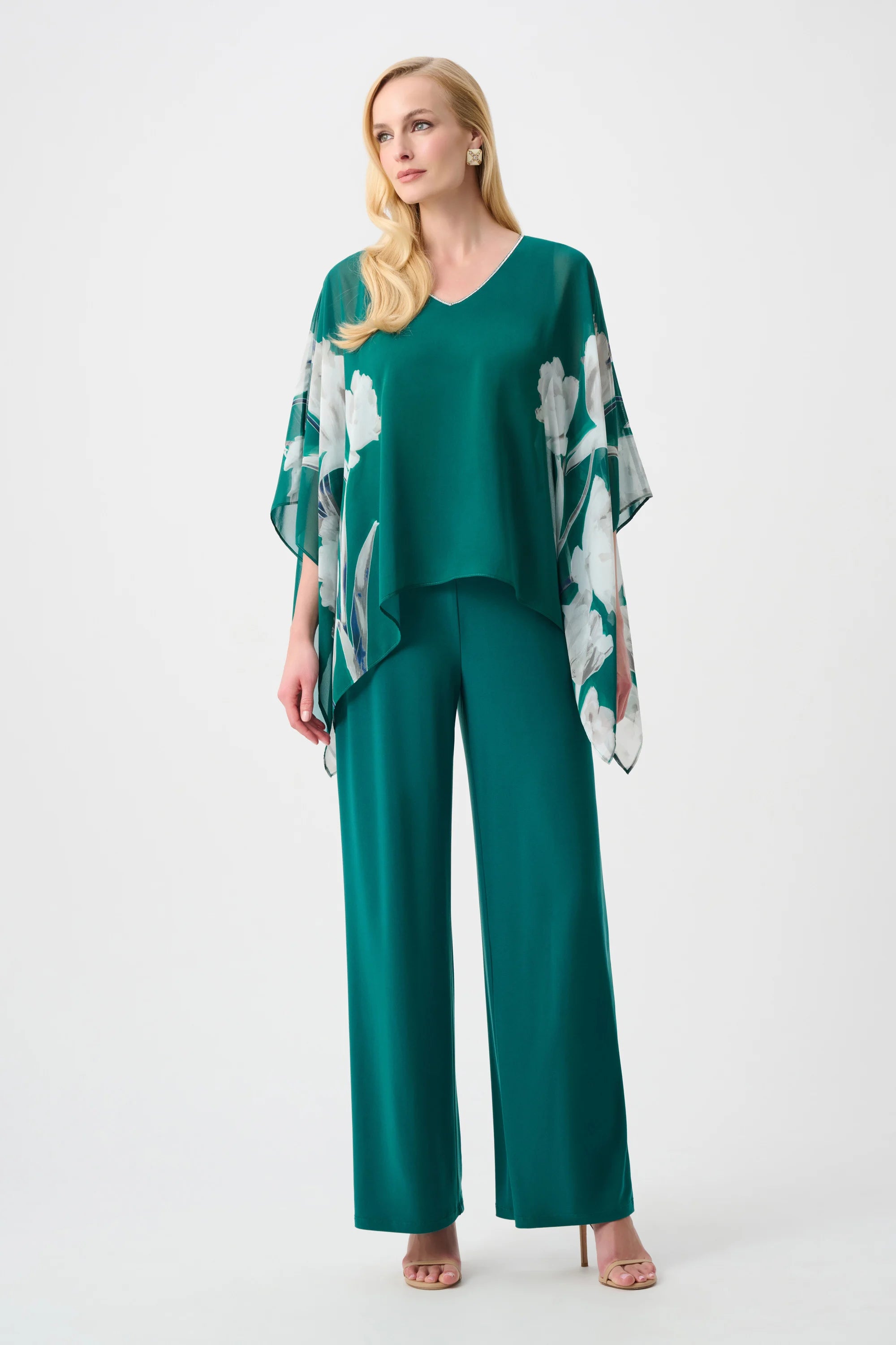 Broek Groen Ribkoff ( 221340F26/4549   T )