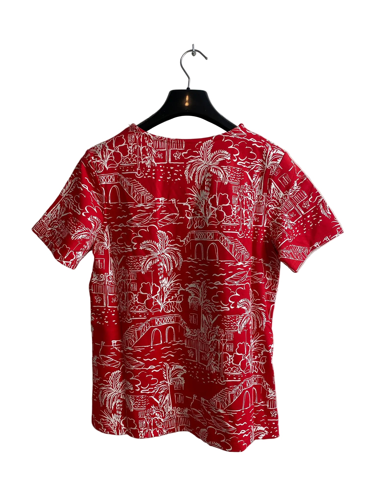 T-shirt rouge Leo & Ugo (Tev661/Rouge Blanc)