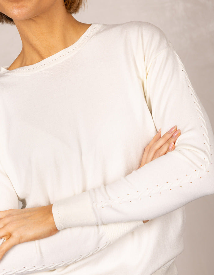 Pull Ecru Due Amanti ( Elena/Offwhite )