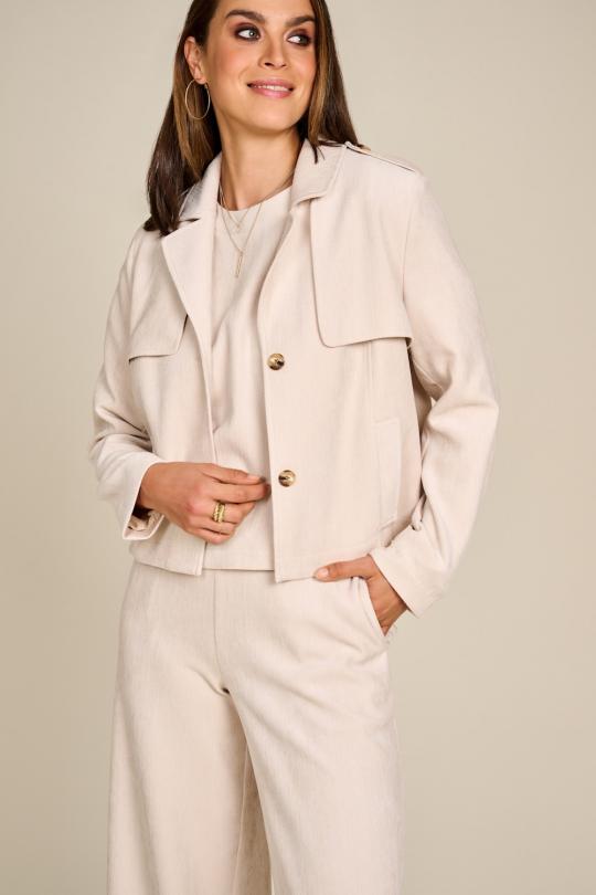 Gilet écru Due Amanti ( Janice/Cream )