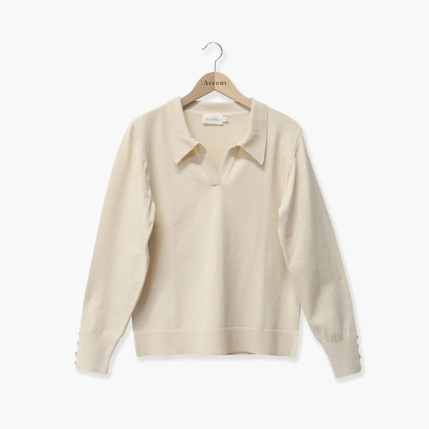 Pull Beige Accent Fashion ( Hygge / Crème )