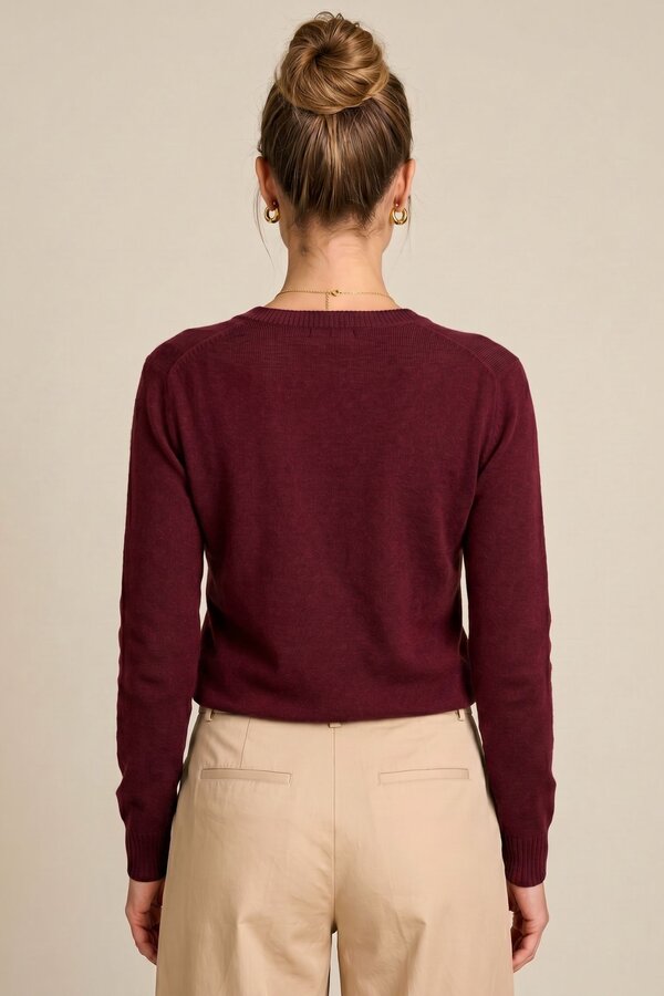 Pull Bordeaux Due Amanti ( Almery/Bordeaux )