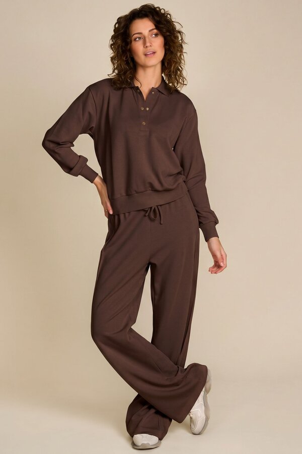 Pantalon Marron Due Amanti (Badies/Chocolat noir)