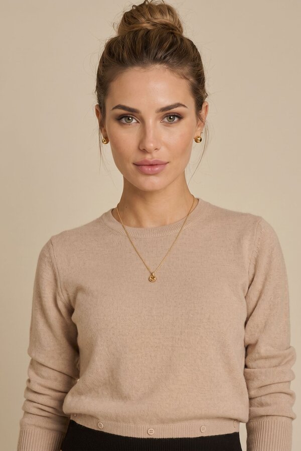 Pull Beige Due Amanti ( Batie/Beige )