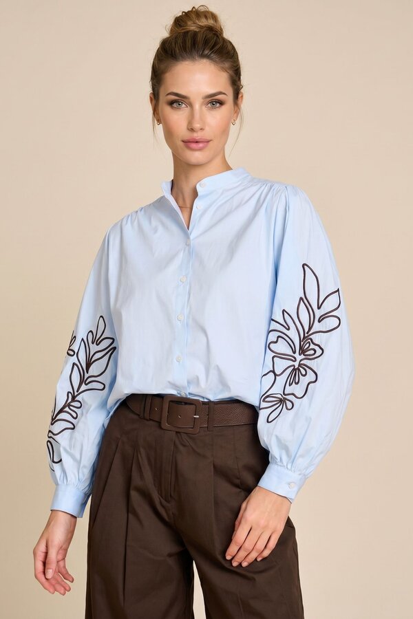 Chemisier Bleu clair Due Amanti ( Belen/Celest )