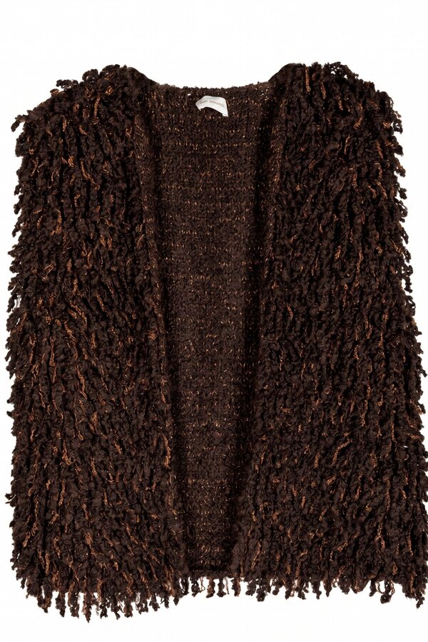 Giletvest Bruin Due Amanti ( Dolly/Dark Choc )