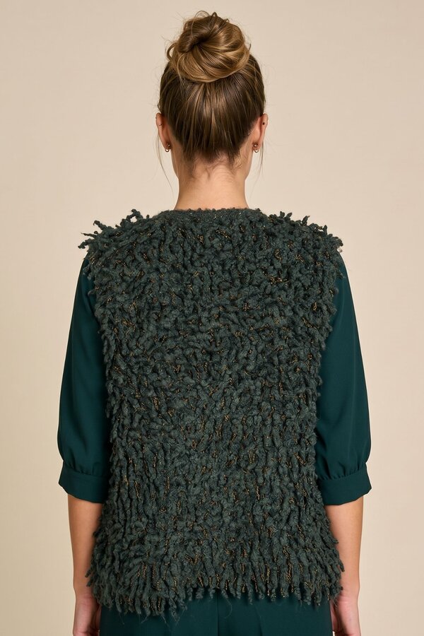 Giletvest Groen Due Amanti ( Dolly/Mud Green )