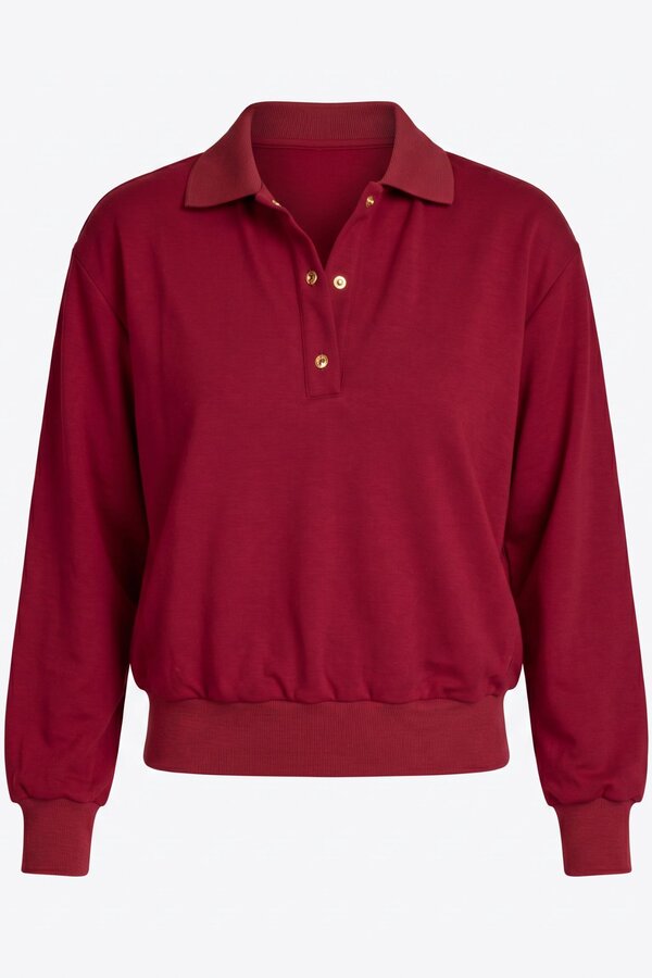 Pull Bordeaux Due Amanti ( Ivoire/Bordeaux )