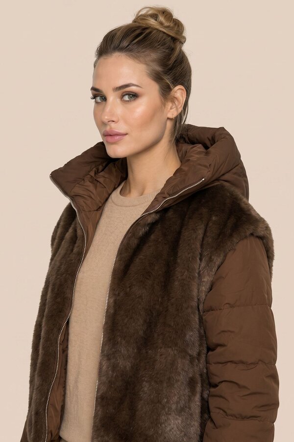 Vest Bruin Due Amanti ( Jade/Brown )