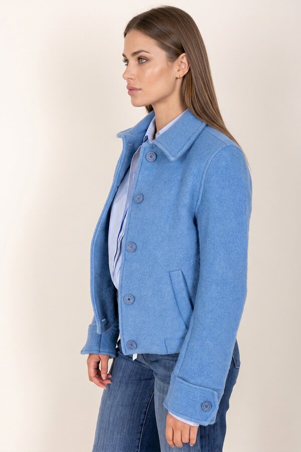 Gilet Bleu pâle Due Amanti ( Joy/Beige Celest )