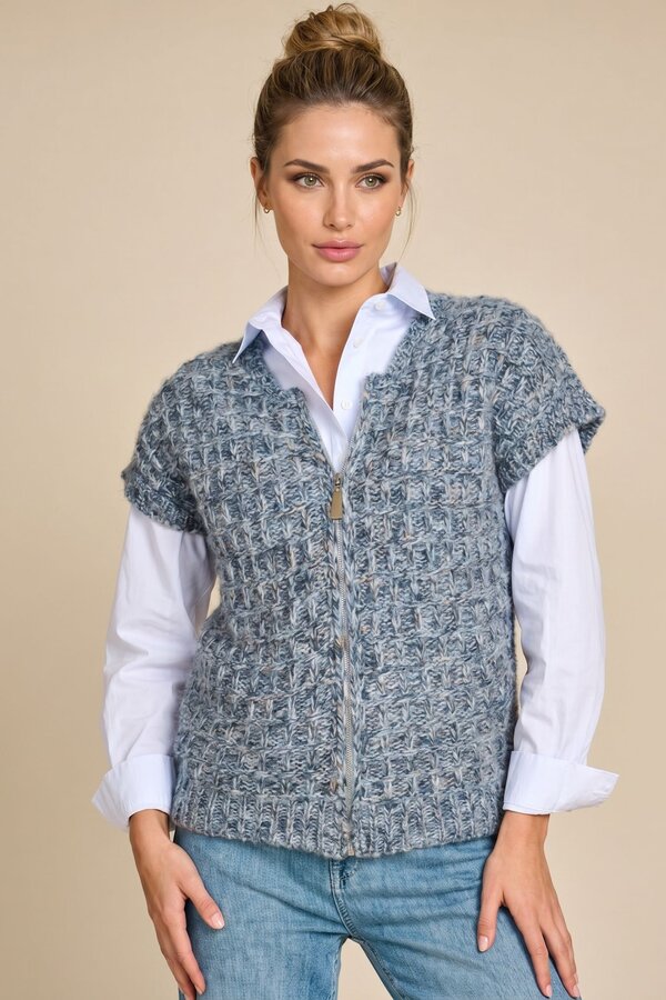 Pull Blauw Due Amanti ( Joyslim/Celest Blue )