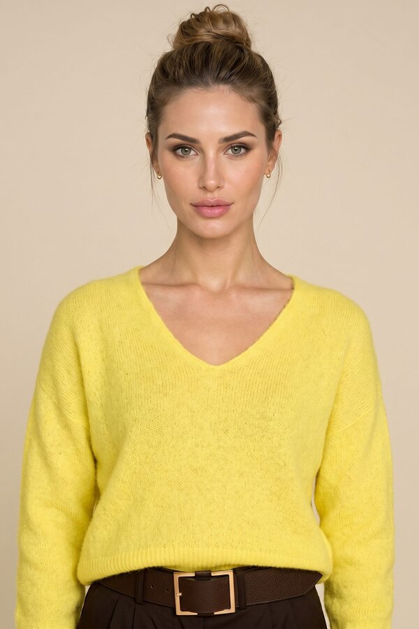 Pull Geel Due Amanti ( Jule/Yellow/Choc )