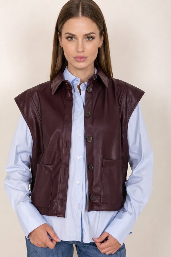 Gilet Bordeaux Due Amanti ( Julie/Bordeau )