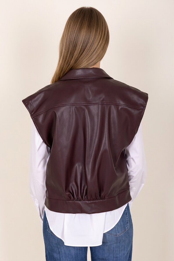 Gilet Bordeaux Due Amanti ( Julie/Bordeau )