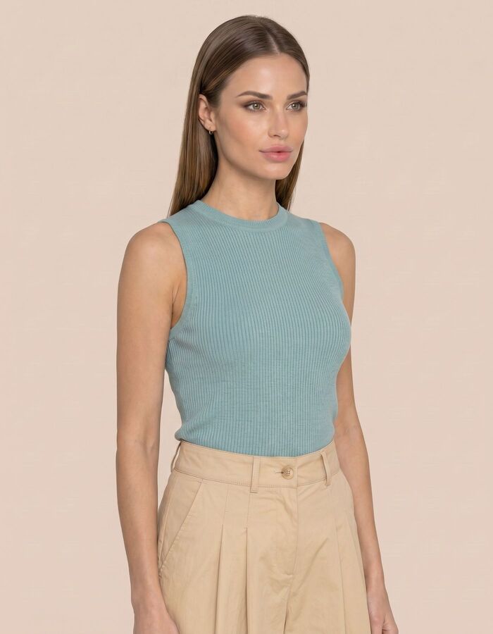 Pull Munt Due Amanti ( Lonrai/Mint )
