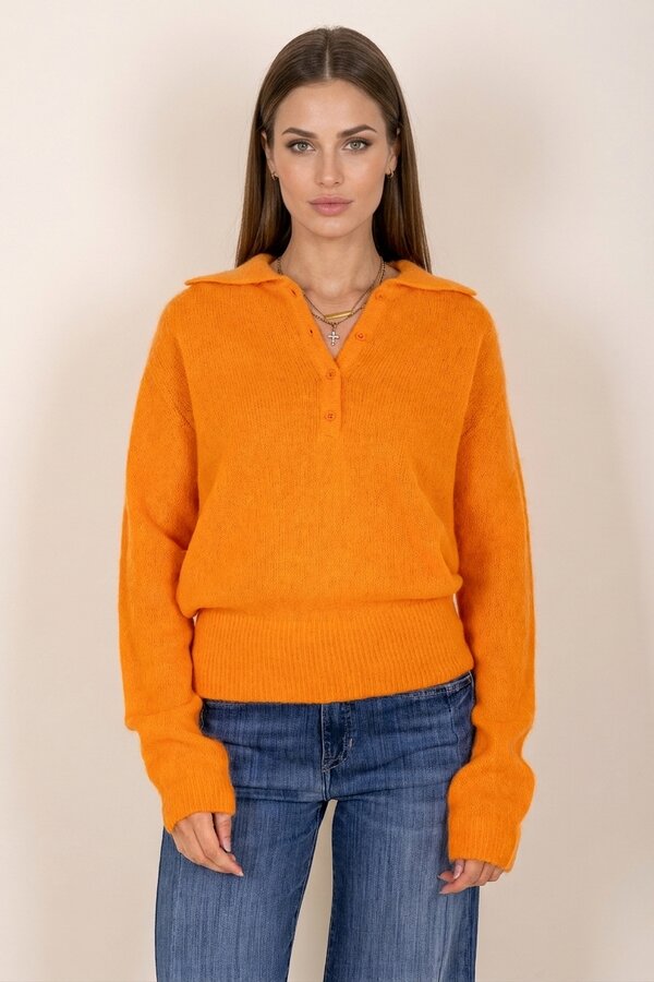 Pull Oranje Due Amanti (Maine/Orange Fluo)