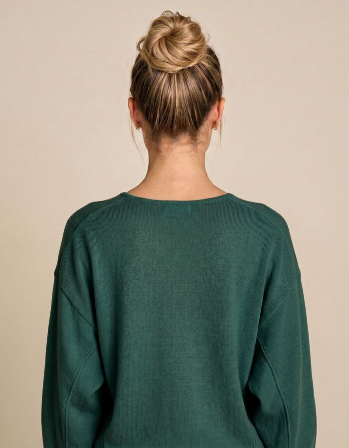 Pull Groen Due Amanti ( Marly/Dark Green )