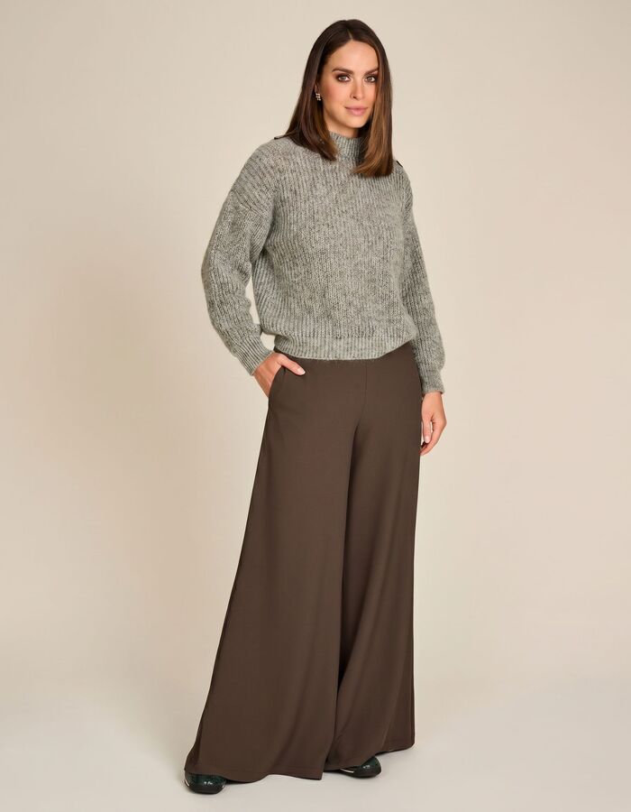 Pantalon Marron Due Amanti ( Pamela/Choco Foncé )