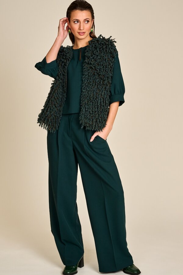 Pantalon Vert Due Amanti ( Paula/Vert foncé )
