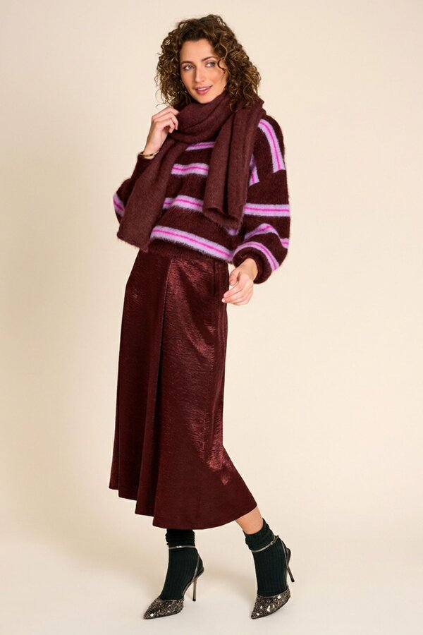 Pull Bordeaux Due Amanti ( Rainbow/Bordeaux Stri )