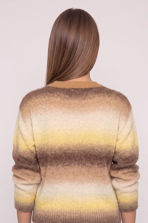 Pull Geel Due Amanti ( Weaves/Yellow/Choc )