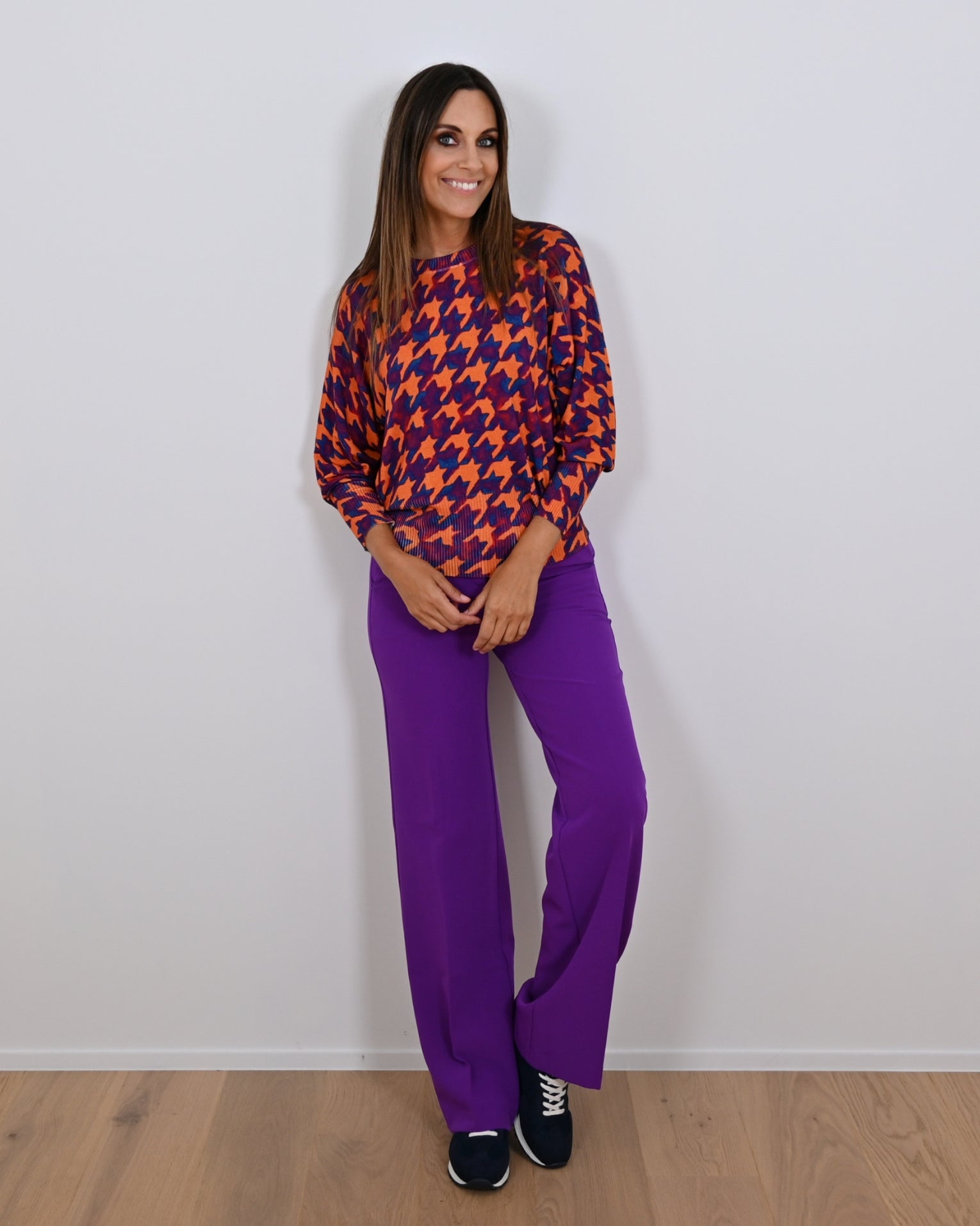 Broek Paars Leonie De Paris ( Anis/Purp )