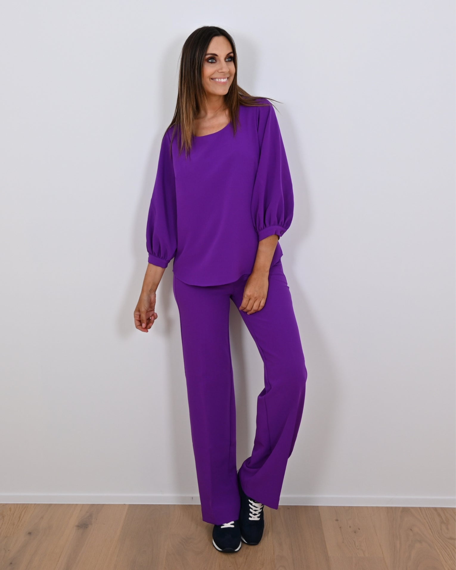 Broek Paars Leonie De Paris ( Anis/Purp )