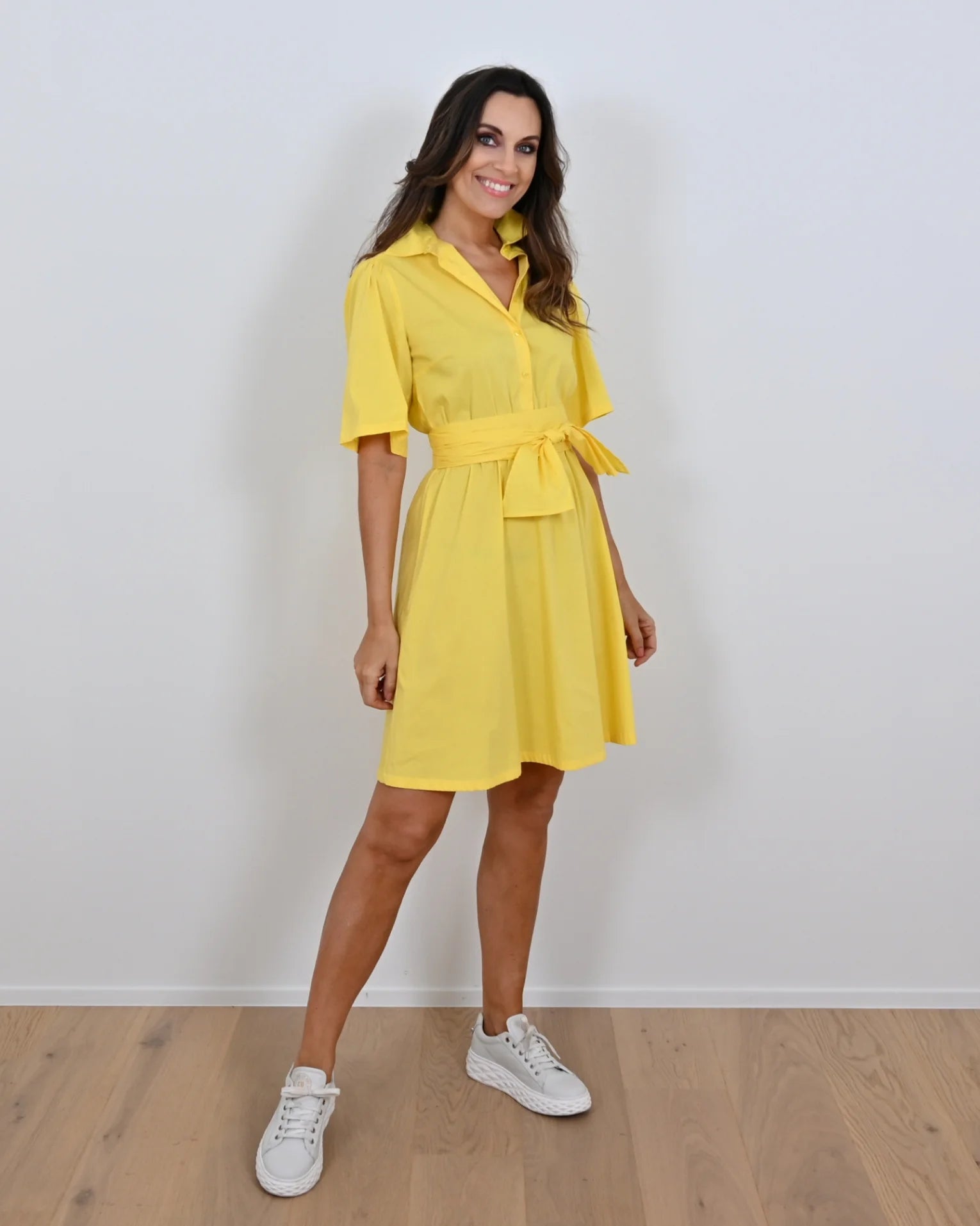 Robe Jaune Léonie De Paris (Chloe Kat/251026)