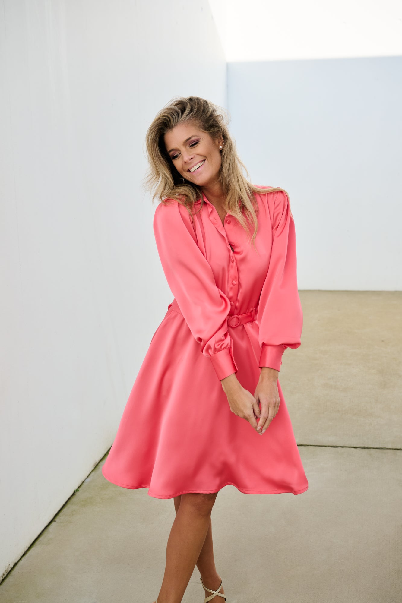 Robe Corail Léonie De Paris ( Maris Sat/251135 )