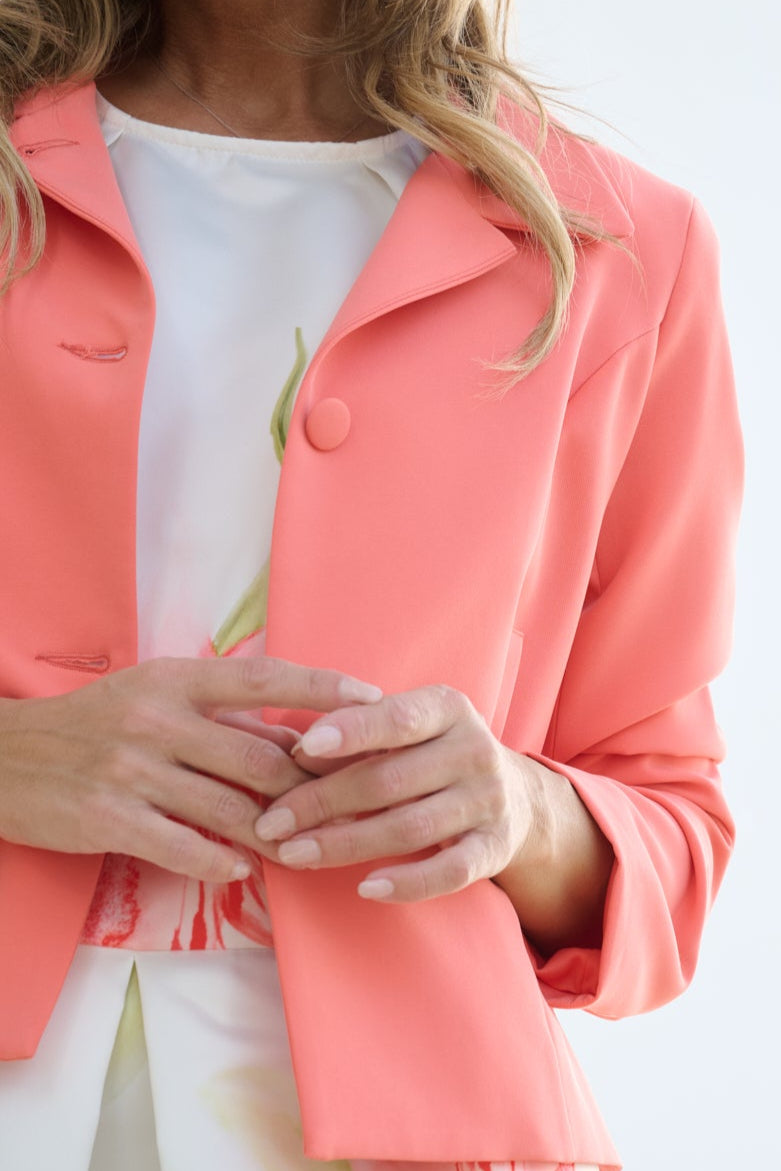 Cardigan Corail Léonie De Paris ( Vila Str/251264 )