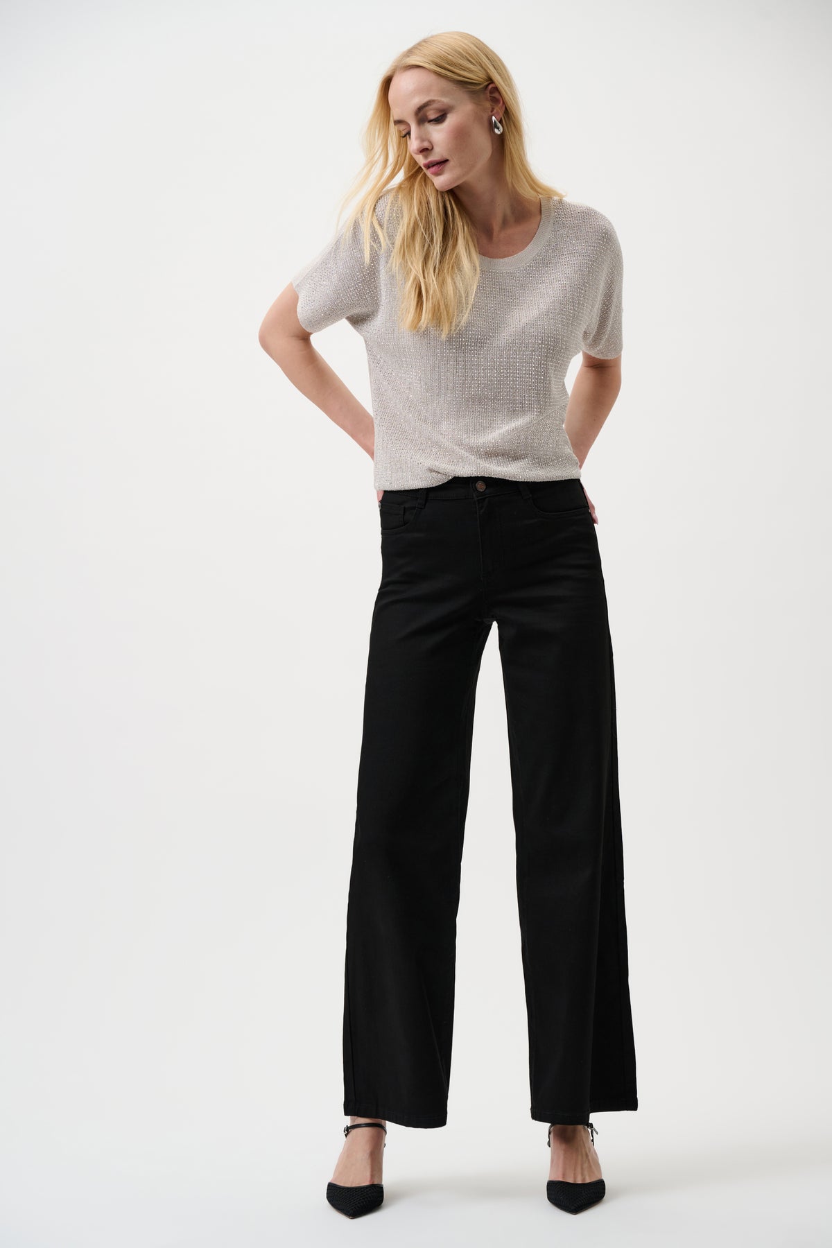 Pantalon Noir Ribkoff ( 251968Bco/11 T )