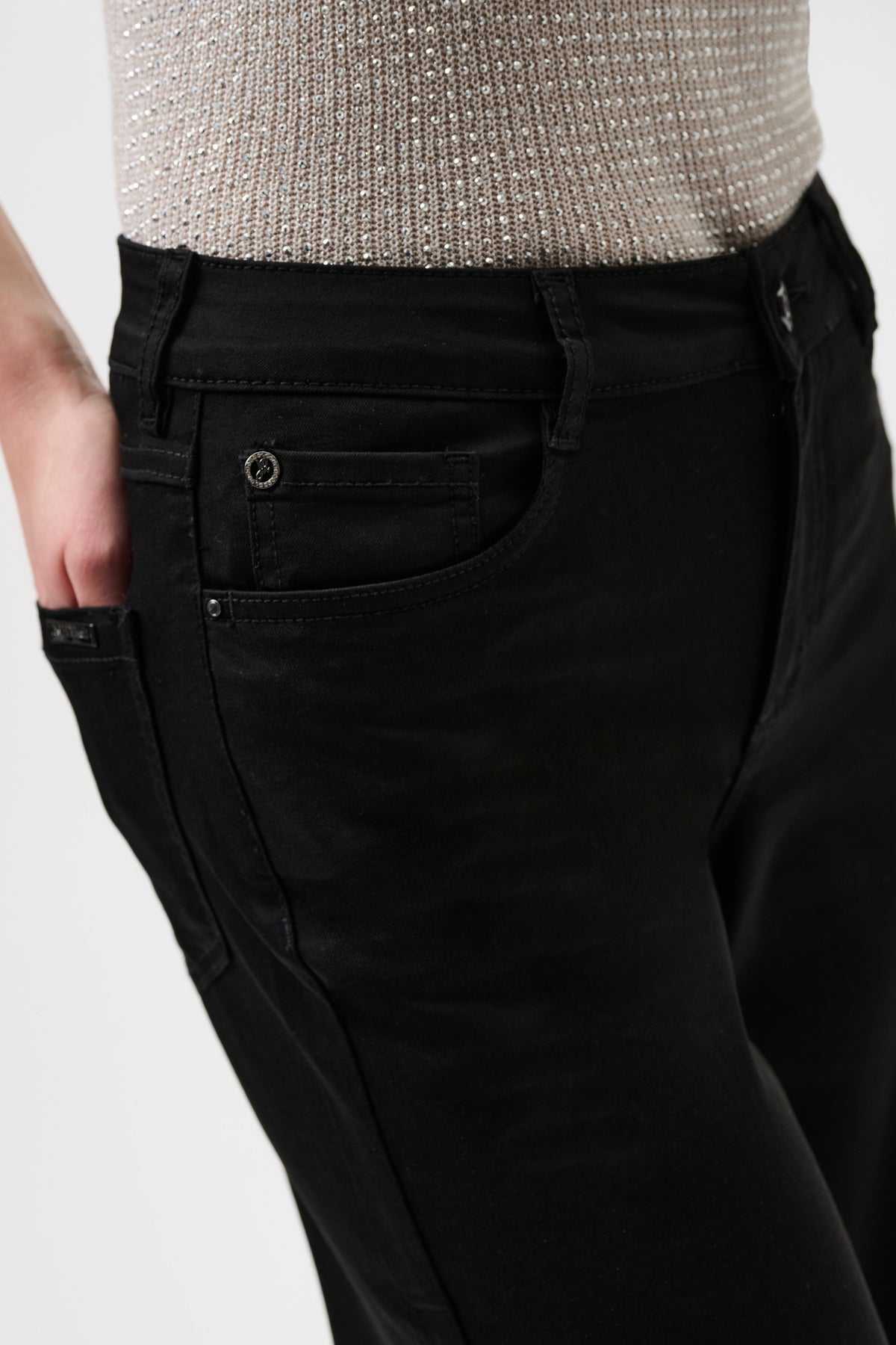 Pantalon Noir Ribkoff ( 251968Bco/11 T )
