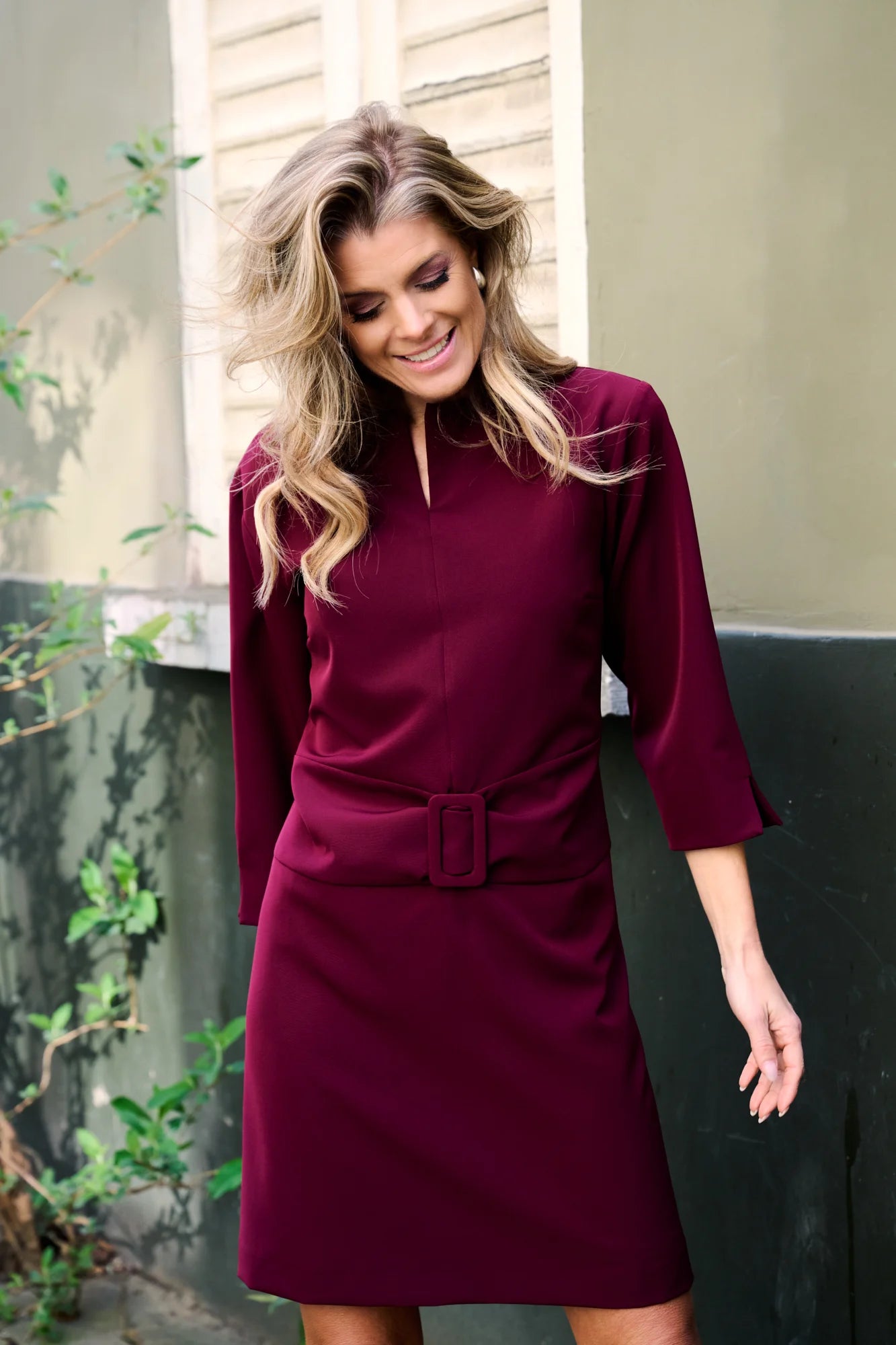 Kleedje Aubergine Leonie De Paris ( 252032 Demi )