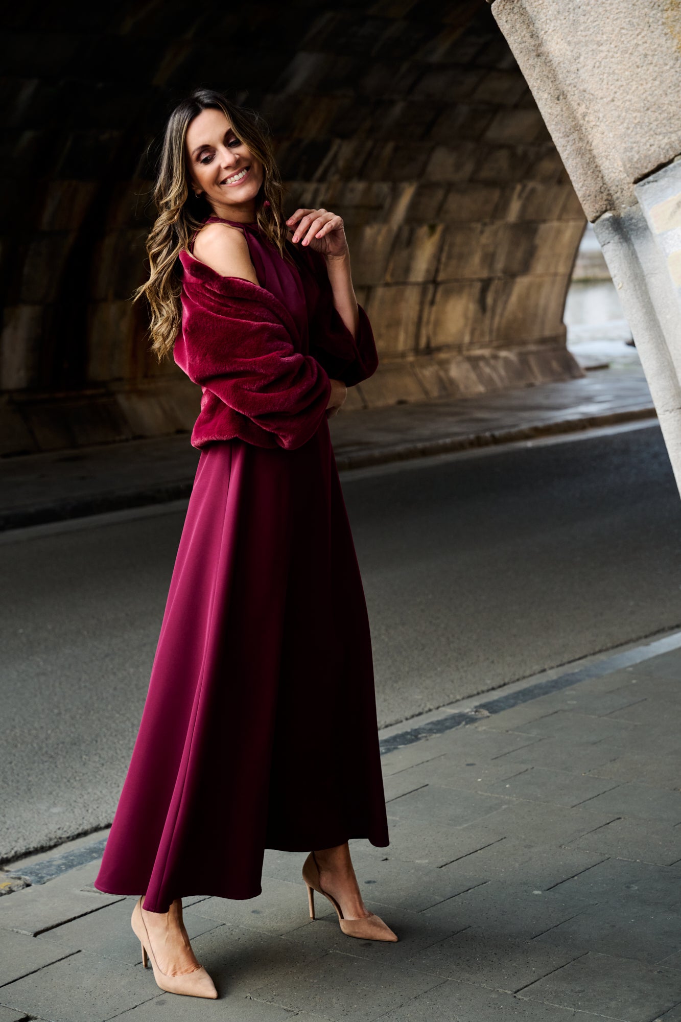 Vest Aubergine Leonie De Paris ( 252001 Aina )